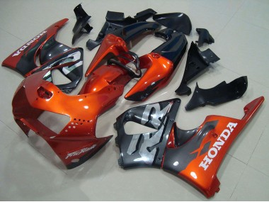 Custom 1998-1999 Honda CBR900RR 919 Motorcycle Fairings - Orange Grey