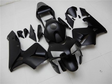 Custom 2003-2004 Honda CBR600RR Motorcycle Fairing - Matte Black