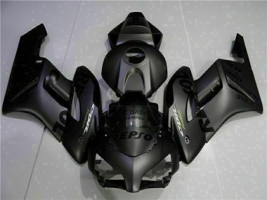 Custom 2004-2005 Honda CBR1000RR Motorcycle Fairings - Matte Black Repsol