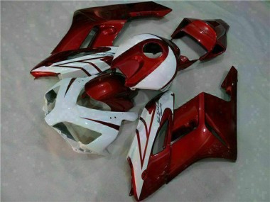 Custom 2004-2005 Honda CBR1000RR Motorcycle Fairings - White Red Black
