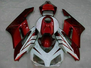 Custom 2004-2005 Honda CBR1000RR Motorcycle Fairings - White Red Black