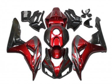 Custom 2004-2005 Honda CBR1000RR Motorcycle Fairings - Red Grey Glossy Black