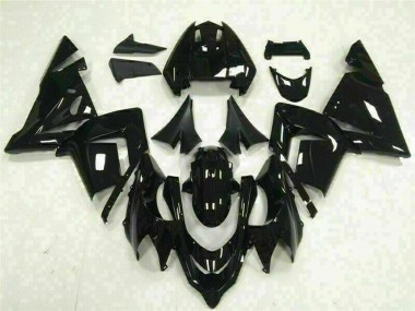 Custom 2004-2005 Kawasaki ZX10R Motorcycle Fairings - Glossy Black