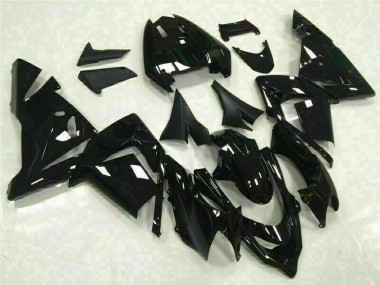Custom 2004-2005 Kawasaki ZX10R Motorcycle Fairings - Glossy Black