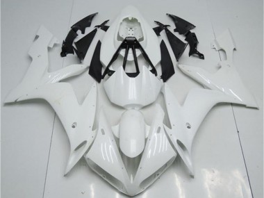 Custom 2004-2006 Yamaha YZF R1 Motorcycle Fairings - White