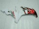 2004-2006 Yamaha YZF R1 Motorcycle Fairings - White Red Yellow Motul 46