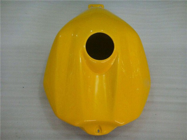 2004-2006 Yamaha YZF R1 Motorcycle Fairings - Yellow Glossy Black Dunlop 50