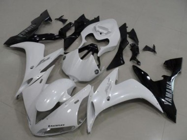 Custom 2004-2006 Yamaha YZF R1 Motorcycle Fairings - White Black