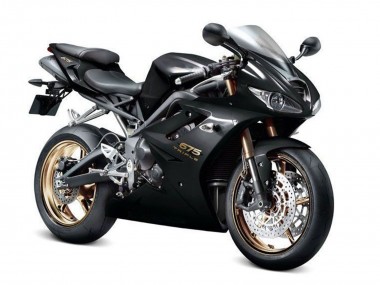 Custom 2006-2008 Triumph Daytona 675 Triple Bike Fairings - Glossy Black