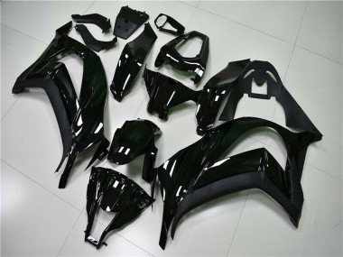 Custom 2011-2015 Kawasaki ZX10R Motorcycle Fairings - Glossy Black