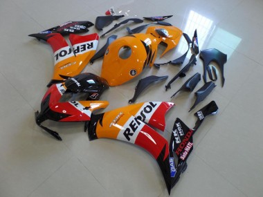 Custom 2012-2016 Honda CBR1000RR Bike Fairings - Orange White Red Glossy Black Repsol