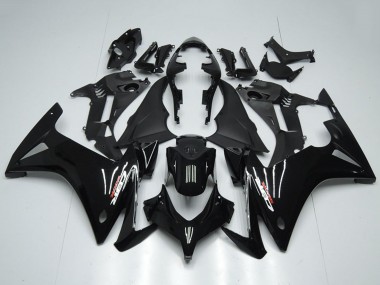 Custom 2013-2015 Honda CBR500R Motorcycle Fairing - Glossy Black Matte Black