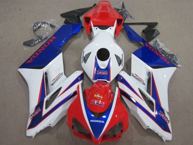 Custom 2004-2005 Honda CBR1000RR Motorcycle Fairing Kits - White Red Blue HRC