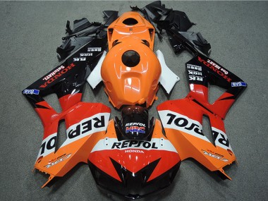 Custom 2013-2023 Honda CBR600RR Motorcycle Fairings - Orange White Red Glossy Black Repsol HRC