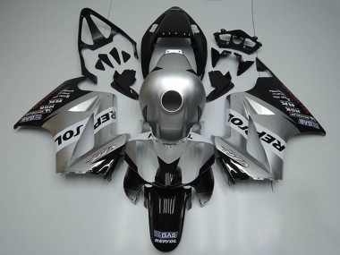 Custom 2002-2013 Honda VFR 800 Motorcycle Fairings - Silver White Glossy Black Repsol
