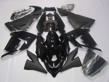 Custom 2004-2005 Kawasaki ZX10R Motorcycle Fairing - Glossy Black Matte Black