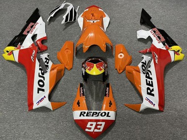Custom 2017-2023 Honda CBR1000RR Motorcycle Fairings - Orange White Yellow Red Glossy Black Red Bull Repsol 93