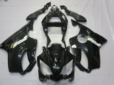 Custom 2001-2003 Honda CBR600 F4i Motorcycle Fairings - Glossy Black