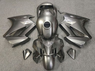 Custom 2002-2013 Honda VFR 800 Motorcycle Fairings - Glossy Grey