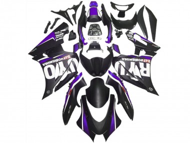 Custom 2017-2024 Suzuki GSXR 1000 Motorcycle Fairings - Matte Black Purple