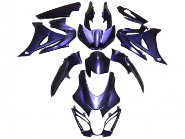 Custom 2017-2024 Suzuki GSXR 1000 Motorcycle Fairings - Matte Blue