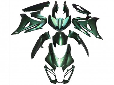 Custom 2017-2024 Suzuki GSXR 1000 Motorcycle Fairings - Matte Green
