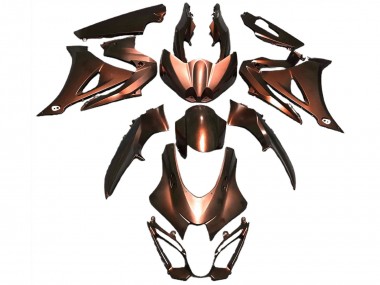 Custom 2017-2024 Suzuki GSXR 1000 Motorcycle Fairings - Matte Orange