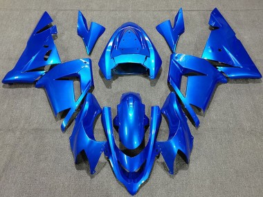 Custom 2004-2005 Kawasaki ZX10R Motorcycle Fairings - Bright Blue Pearl