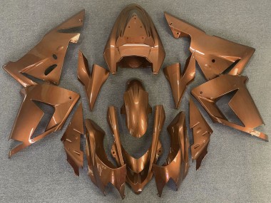 Custom 2004-2005 Kawasaki ZX10R Motorcycle Fairings - Glossy Orange