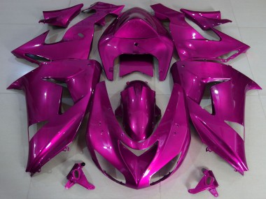 Custom 2006-2007 Kawasaki ZX10R Motorcycle Fairings - Purple