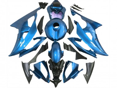 Custom 2008-2016 Yamaha R6 Motorcycle Fairings - Sky Blue
