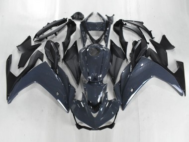 Custom 2015-2018 Yamaha YZF R3/R25 Motorcycle Fairings - Dark Grey Matte Black