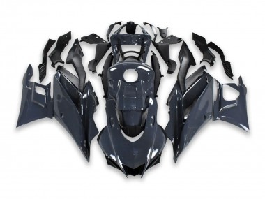 Custom 2019-2021 Yamaha YZF R3/R25 Motorcycle Fairings - Dark Grey Black
