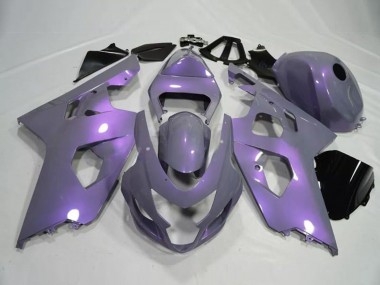 Custom 2004-2005 Suzuki GSXR 600 / GSXR 750 Motorcycle Fairings - Chameleon Grey Dazz Pearl Purple