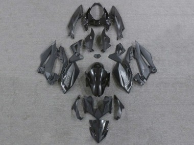 Custom 2018-2024 Kawasaki Z400 Motorcycle Fairings - Matte Black Glossy Black