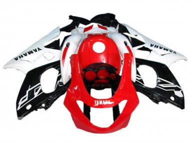 Custom 1996-2007 Yamaha YZF600R Thundercat Motorcycle Fairings - White Red Black