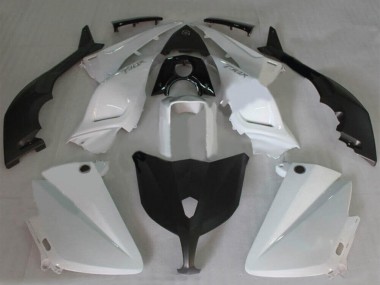 Custom 2012-2014 Yamaha TMAX530 Motorcycle Fairings - White Glossy Black