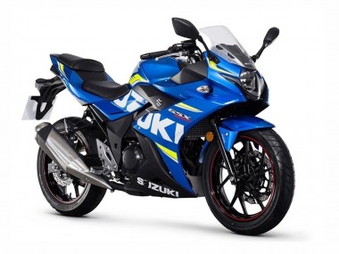 Custom 2017-2020 Suzuki GSX250R Motorcycle Fairings - Blue Yellow