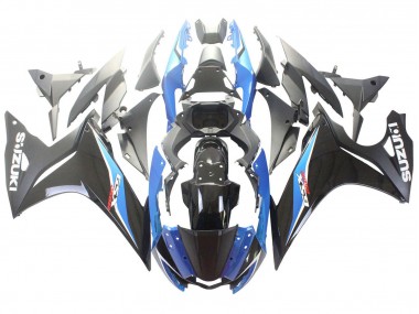 Custom 2017-2020 Suzuki GSX250R Motorcycle Fairings - Blue Black