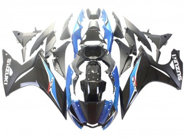 Custom 2017-2020 Suzuki GSX250R Motorcycle Fairings - Blue Black