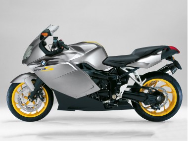 Custom 2005-2010 BMW K1200S Motorcycle Fairing Kits - Silver Yellow Black