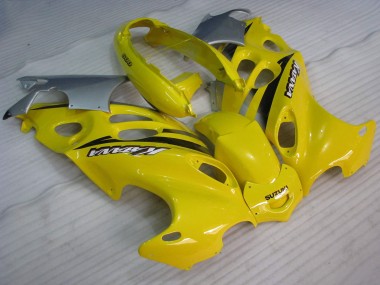 Custom 2004-2006 Suzuki GSX600F/GSX750F Motorcycle Fairings - Yellow Katana