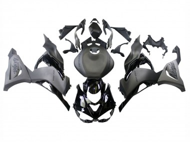 Custom 2023-2025 Kawasaki ZX6R Motorcycle Fairings - Grey Ninja