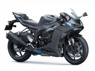 Custom 2023-2025 Kawasaki ZX6R Motorcycle Fairings - Grey Ninja