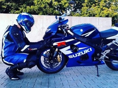 Custom 2004-2005 Suzuki GSXR 600 / GSXR 750 Motorcycle Fairing Kits - White Blue Black Red