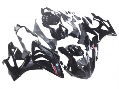 Custom 2009-2014 BMW S1000RR Motorcycle Fairing - Glossy Black