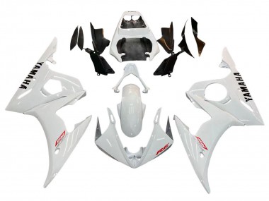 Custom 2006-2009 Yamaha YZF R6S Motorcycle Fairing Kits - White