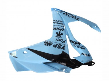 Custom 2015-2018 Yamaha YZF R3/R25 Motorcycle Fairings - Light Blue Black Yamalube 21