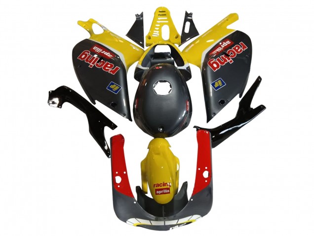 2000-2005 Aprilia RS125 Motorcycle Fairings - Black Yellow Red