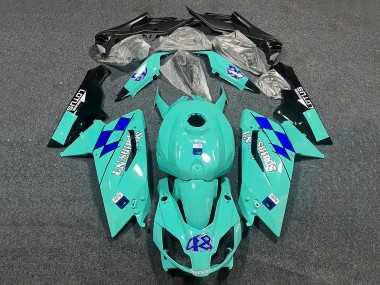 Custom 2006-2011 Aprilia RS125 Motorcycle Fairings - Mint Green Spains No1 48